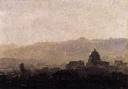 Pierre-Henri de Valenciennes, View of Rome in the Morning